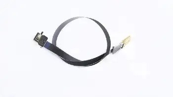 Сверхмягкий экранированный кабель для преобразования HDMI в Micro HDMI - серебристо-черный, 20 см