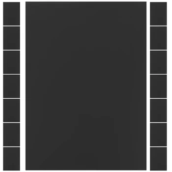 20 Листов черного картона Бумага для поделок Материал для изготовления поделок Краска Джем Масло для рисования