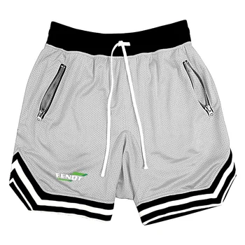 FENDT 2023 мужские летние шорты с эластичной резинкой на талии, повседневные и удобные дышащие шорты, спортивные штаны