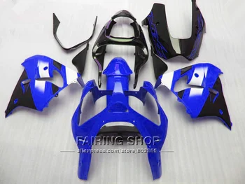 Сине-белый для Kawasaki Ninja zx9r комплект обтекателей 2000 2001 00 01 Высококачественные пластиковые обтекатели + бесплатная настройка xl73