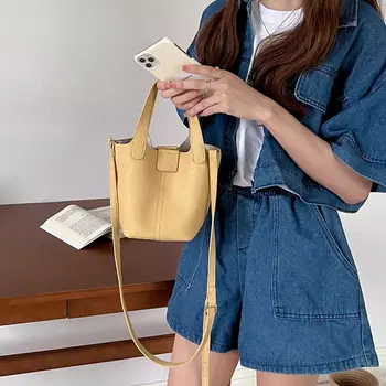 Сумка из мягкой искусственной кожи, модная сумка через плечо в корейском стиле, кожаные сумки, кошелек