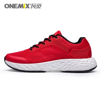 ONEMIX Мужские кроссовки для бега Marathon React Breatahble, спортивные кроссовки, Спортивная обувь, Уличные женские кроссовки для ходьбы