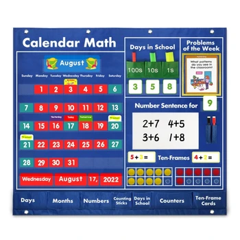 Классный календарь Карманная таблица Математическая Карманная таблица, Учебные пособия для детей дошкольного возраста, Детский сад, Домашние дети в возрасте от 3 + D5QC