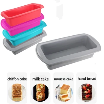 Новая Силиконовая Форма для торта Прямоугольная Силиконовая Форма для хлеба Форма для торта для тостов Формы для торта Инструменты для выпечки Торта Формы для хлеба