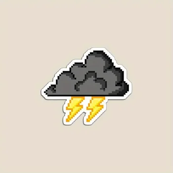 Автомобильные Аксессуары Car Sticke rAngry Cloud Lightning Storm_ -Виниловая Наклейка Для ноутбука BumperWindow Водонепроницаемая Наклейка Car Acesssorie