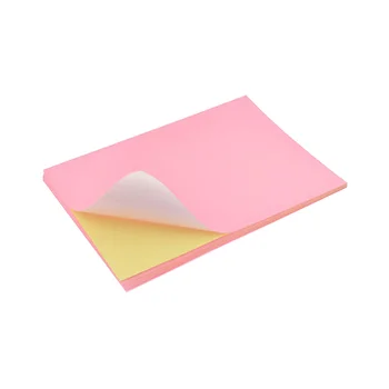 50шт печатной бумаги формата А4 Бумага для этикетирования Blabnk Красочная клейкая наклейка Прекрасная бумага для печати