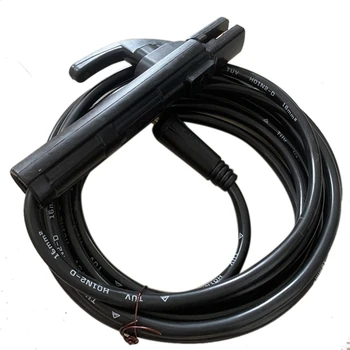 Сварочные принадлежности длиной 5 М для держателя сварочного электрода 200ампер Ручная дуговая сварка MMA 10-25 мм Разъем и подводящий кабель
