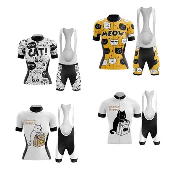 Летняя велосипедная майка Black Cat 2022, женский велосипед, Горный Шоссейный MTB Топ, женская велосипедная рубашка, Одежда для гонок с коротким рукавом, Одежда для верховой езды