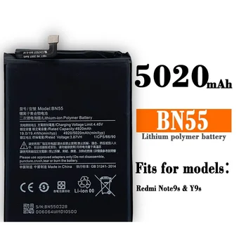 Аккумулятор телефона BN55 для Xiaomi Redmi Note 9S Note9S 5020mAh Сменный аккумулятор BN55 + бесплатные инструменты