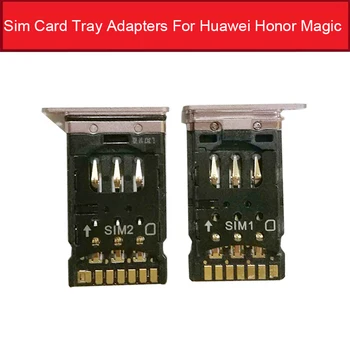 Адаптеры лотка для sim-карт для Huawei Honor Magic NTS-AL00 Слот для чтения sim-карт Держатель гнезда Запасные Части Аксессуары