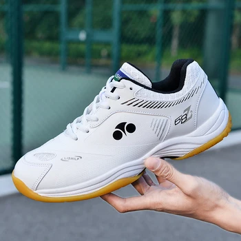 Популярная спортивная обувь для бадминтона для мужчин, легкие женские кроссовки для волейбола, тенниса, Удобная обувь для фитнеса 26153