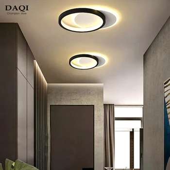 Современный светодиодный потолочный светильник для спальни, декоративный светильник для моделирования гостиной, коридор, проход, отель, акриловое потолочное освещение, настенный светильник