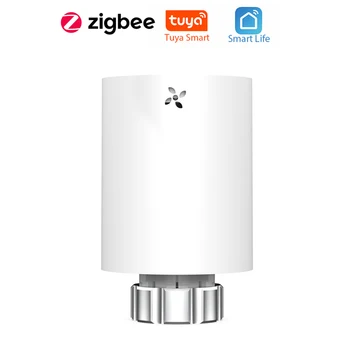 Для Tuya Для радиатора Zigbee Энергосберегающий, эффективный Термостатический интеллектуальный клапан радиатора, интеллектуальное голосовое управление