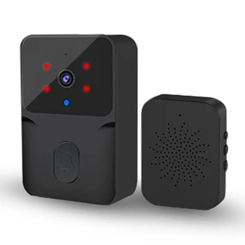 Wi-Fi дверной звонок Домашний Беспроводной дверной звонок Tuya Wifi с камерой постоянного и переменного тока, работающей от аккумулятора, звонок с камерой Alexa Google Doorbell