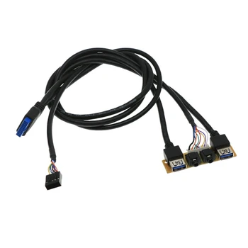 Компьютер USB3.0 + USB2.0 для портов HD Плата ввода-вывода Внутренний кабельный концентратор Wi