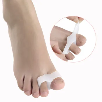 3 Типа Мягкий эластичный разделитель пальцев ног Силиконовый ортопедический протектор при Вальгусной деформации Корректор большого пальца Распорки для облегчения бурсита Большого пальца Стопы Уход за ногами