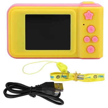 Мини-Детская USB-Цифровая спортивная Зеркальная Видеокамера Игрушка с Картой памяти SlotPink