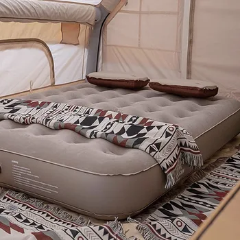 Латексный Матрас Queen Garden Sleep Camper Кровать Для Спальни С Двуспальной Кроватью Матрасы Надувные Складные Colchon Надуваемая Мебель Для Спальни