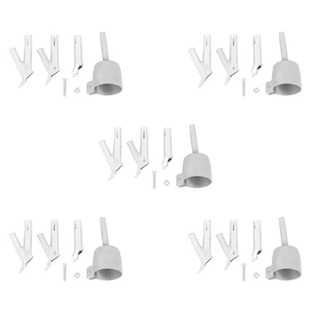 20 Скоростные Сварочные насадки для винила ПВХ пластика Воздуходувка горячего воздуха Треугольная скоростная насадка 5 мм Круглая сварочная головка Сплав Y Типа