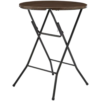 31-дюймовый круглый складной стол с высокой столешницей из орехового дерева mesas para bar барный стол для домашней барной мебели